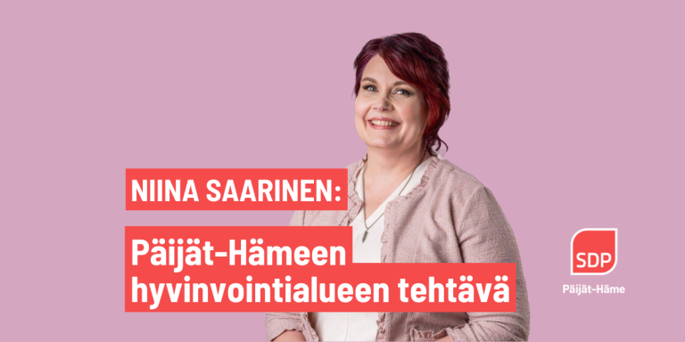 Niina Saarinen: Päijät-Hämeen hyvinvointialueen tehtävä
