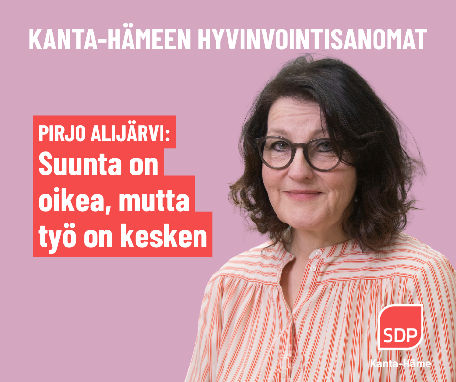 Oma Hämeen suunta on oikea, mutta työ on kesken