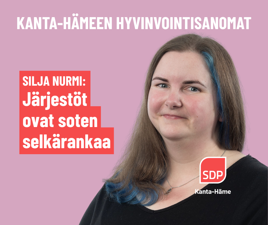 Järjestöt ovat soten selkärankaa